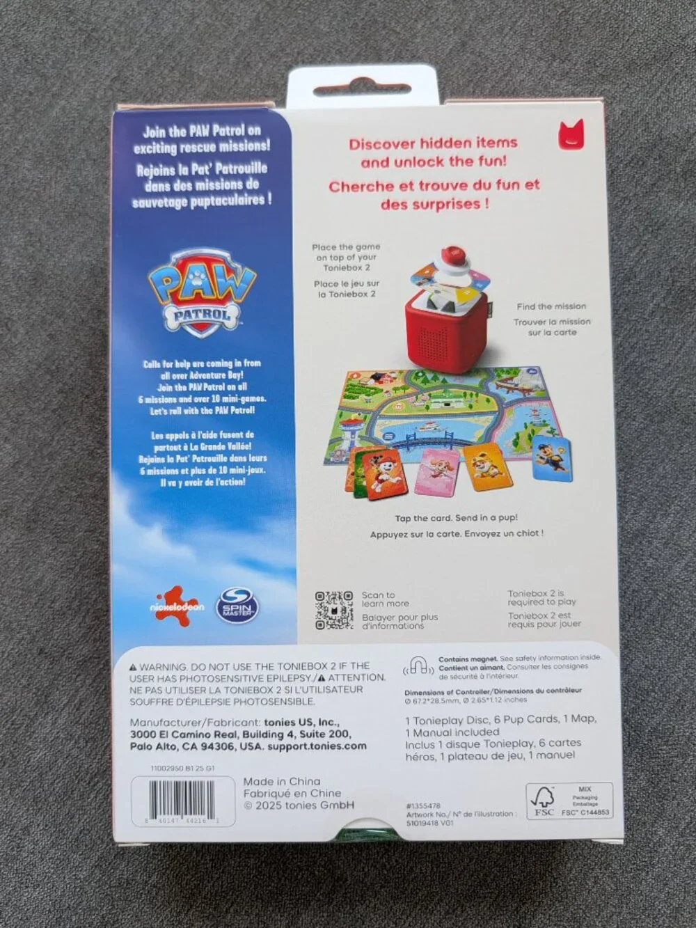 tonies Tonieplay PAW Patrol: Adventure Bay Rescue Hereos Game